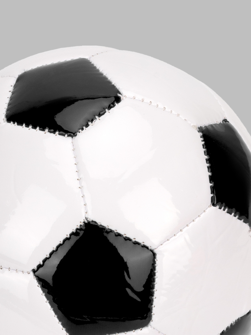 Фото Мяч футбольный YH1284 Бело-черный (2000990573247)