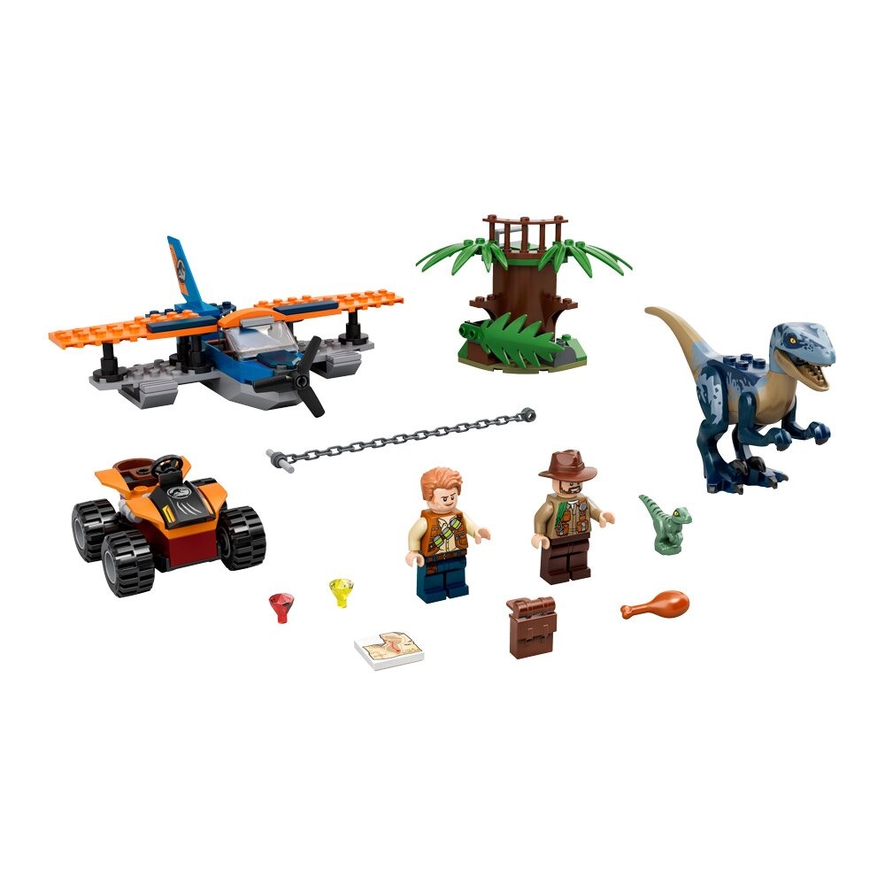 Фото Конструктор LEGO Jurassic World Велоцираптор: спасательная миссия на самолете (75942)