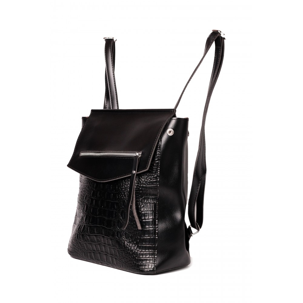 Фото Женская сумка Stimul-рюкзак 8002A 33x28x12 см Черный (2000903678397A)
