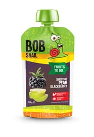 Bob Snail пюре смузі груша-лісова ожина 120г 3684 П (4820219343684)