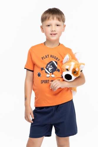 Фото Пижама для мальчика Guava 11026 6-7 лет Оранжевый (2000989729730A)(SN)