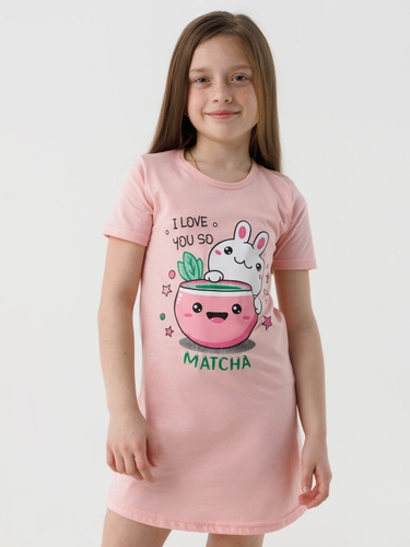 Фото Ночная рубашка для девочки Mini Moon 6146 158-164 см Розовый (2000990500397A)