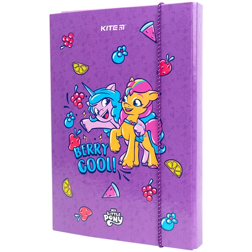 Фото Папка для тетрадей Kite на резинке My Little Pony LP23-210 Разноцветный (4063276146397)