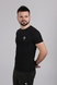 Фитнес футболка однотонная мужская Speed Life XF-1509 S Черный (2000989559801A) Фото 4 из 12