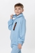 Костюм для хлопчика (худі+штани) Ecrin 2503 140 см Блакитний (2000990240002D) Фото 5 з 20