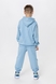 Костюм для хлопчика (худі+штани) Ecrin 2503 140 см Блакитний (2000990240002D) Фото 7 з 20