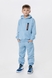 Костюм для хлопчика (худі+штани) Ecrin 2503 140 см Блакитний (2000990240002D) Фото 1 з 20