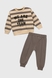 Костюм (світшот+штани) для хлопчика Baby Show 1044 86 см Коричневий (2000990338273D) Фото 2 з 15
