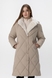 Куртка зимова жіноча 8136 M Бежевий (2000990198280W) Фото 1 з 14