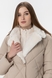 Куртка зимова жіноча 8136 2XL Бежевий (2000990198310W) Фото 3 з 14