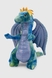 М'яка іграшка Динозавр FeiErWanJu 2 Блакитний (2000990386229) Фото 1 з 3
