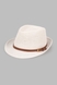 Шляпа-Трилби 726-4 One Size Белая (2000990606150S) Фото 1 из 6