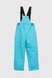 Штани на шлейках для дівчинки B-30 140 см Блакитний (2000989626091W) Фото 10 з 17