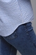 Рубашка с узором женская Crep 90628 M Голубой (2000989497561D) Фото 9 из 16