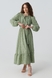 Платье с узором женское 2410 L Зеленый (2000990474025D) Фото 4 из 12