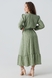 Сукня з візерунком жіноча 2410 L Зелений (2000990474025D) Фото 7 з 12