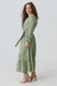 Сукня з візерунком жіноча 2410 L Зелений (2000990474025D) Фото 6 з 12