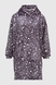 Халат плед жіночий Barwa 0336 S/XL Фіолетовий (2000990269478D) Фото 8 з 11