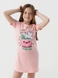 Нічна сорочка для дівчинки Mini Moon 6146 110-116 см Рожевий (2000990500359A) Фото 3 з 13