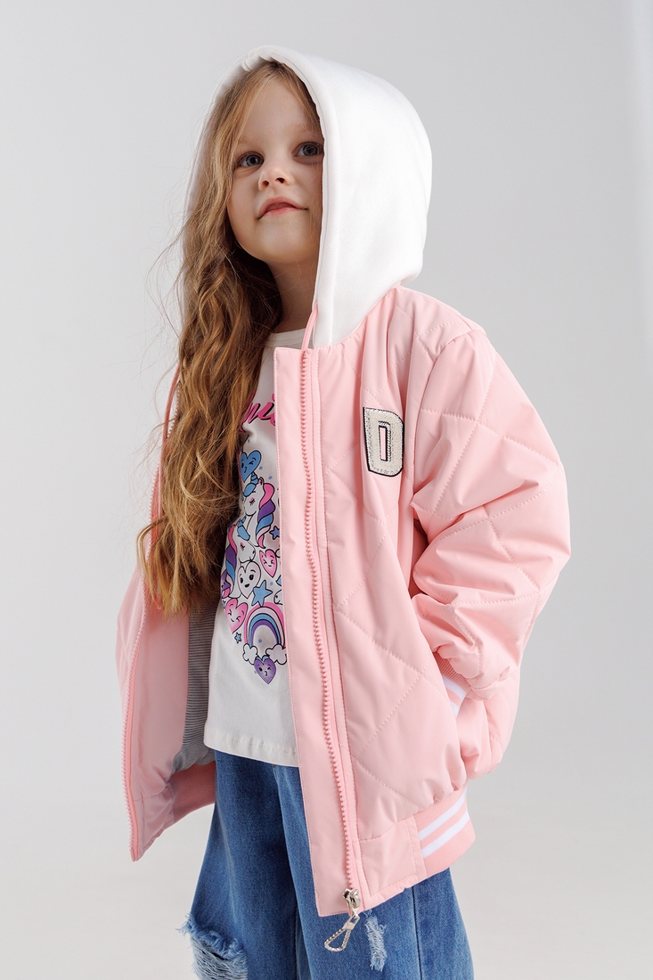 Фото Куртка для дівчинки EAC-601 104 см Рожевий (2000990257079D)
