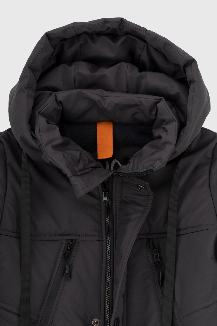 Фото Куртка зимова для хлопчика ОШЕН Jasper 134 см Сірий (2000989553212W)