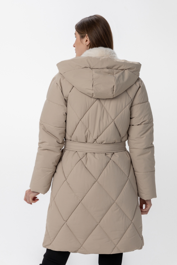 Фото Куртка зимняя женская 8136 2XL Бежевый (2000990198310W)