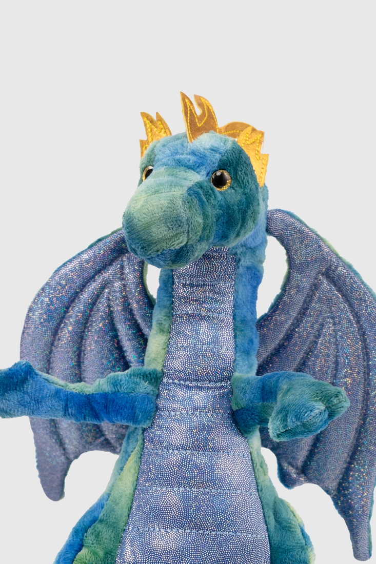 Фото М'яка іграшка Динозавр FeiErWanJu 2 Блакитний (2000990386229)