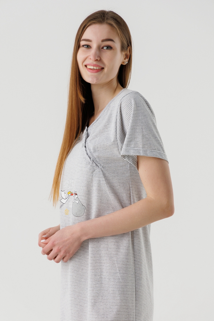 Фото Ночная рубашка женская Sevgi 3184 XL Серый (2000990512536A)