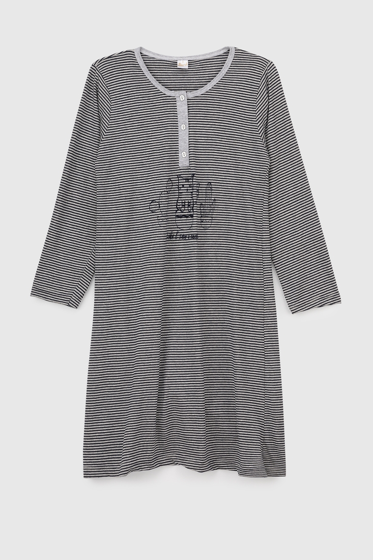 Фото Ночная рубашка женская Sevgi 3226 M Серый (2000990114365A)
