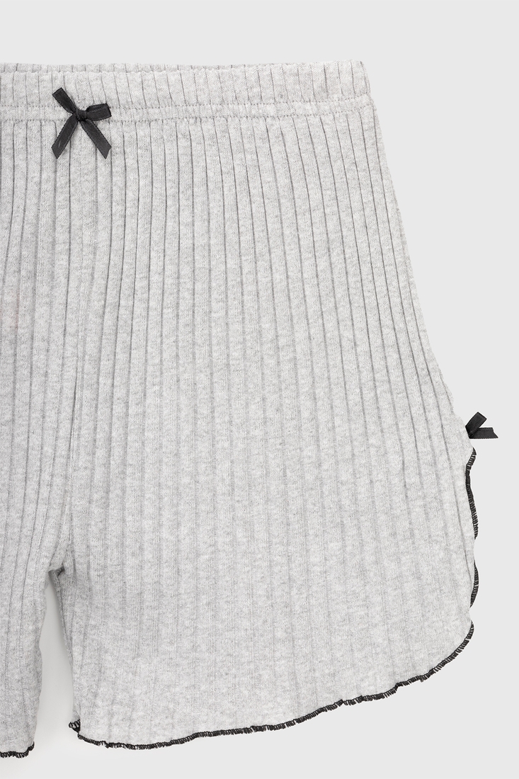Фото Пижамные шорты женские KESIMOGLU Рубчик 080 M Серый (2000990513540A)