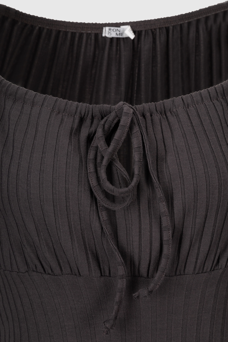 Фото Платье однотонное женское 653 50 Темно-серый (2000990409461D)