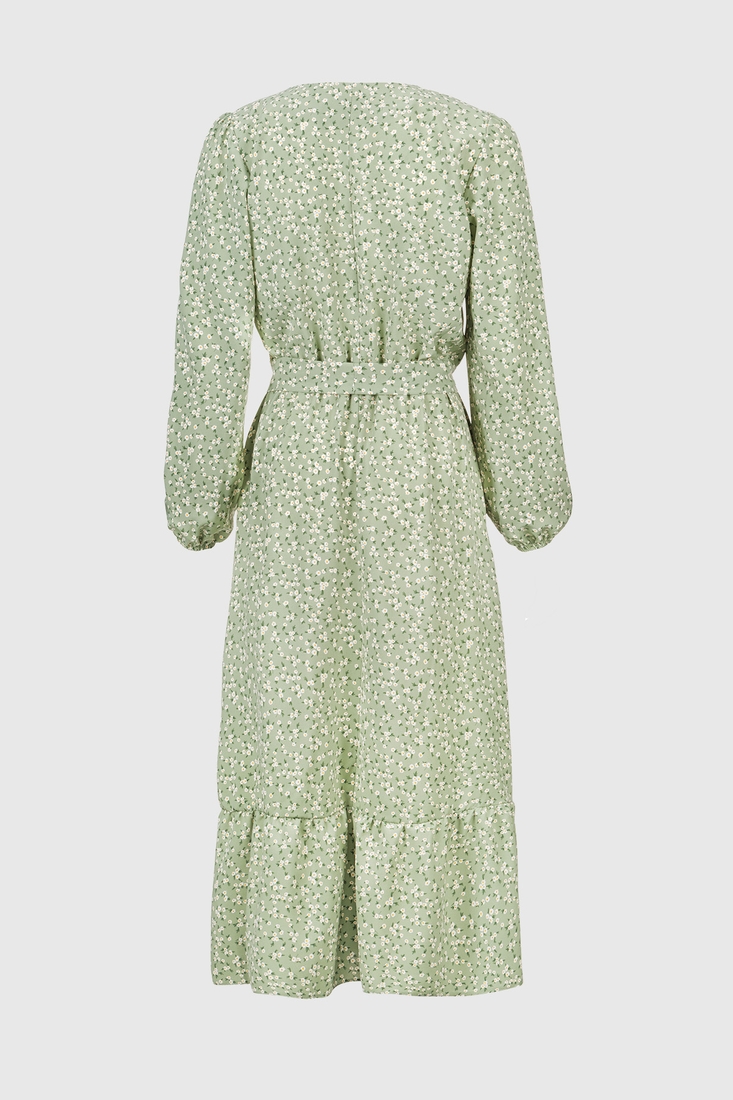 Фото Платье с узором женское 2410 XL Зеленый (2000990474032D)