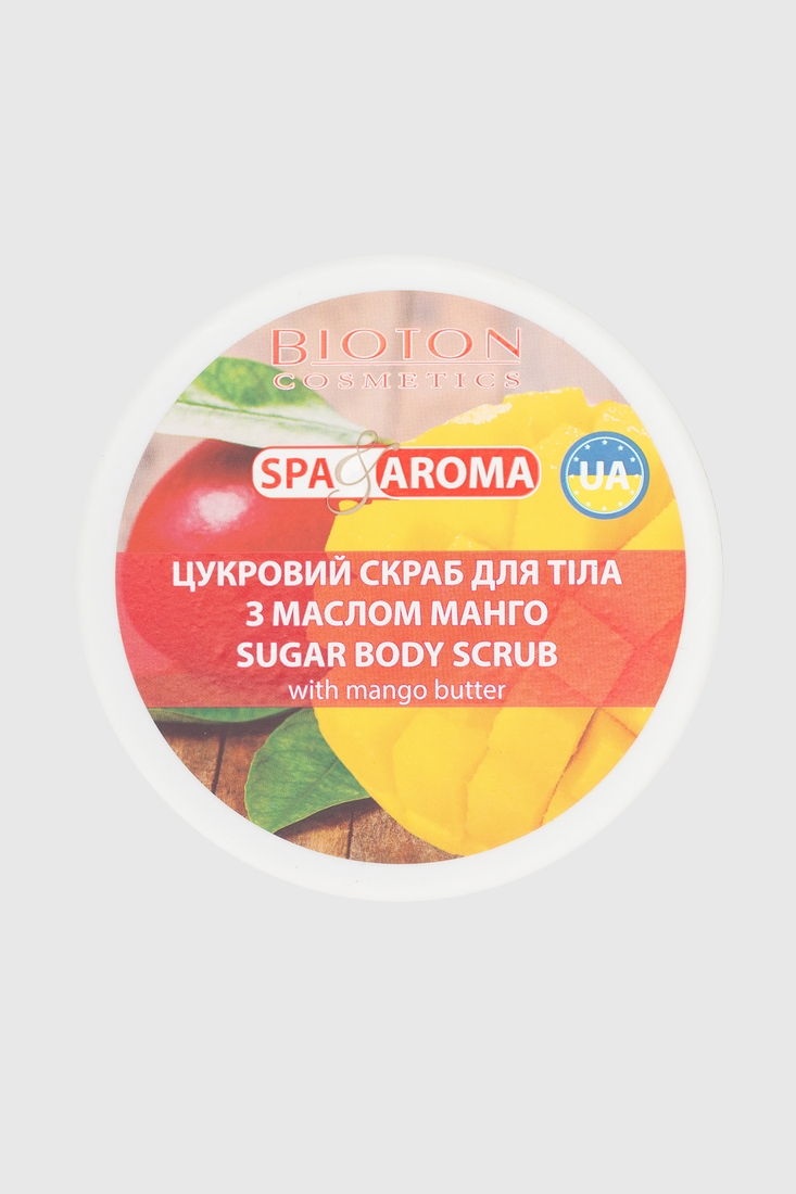 Фото Цукровий скраб для тіла з маслом манго BIOTON 250 мл (4820026154367)