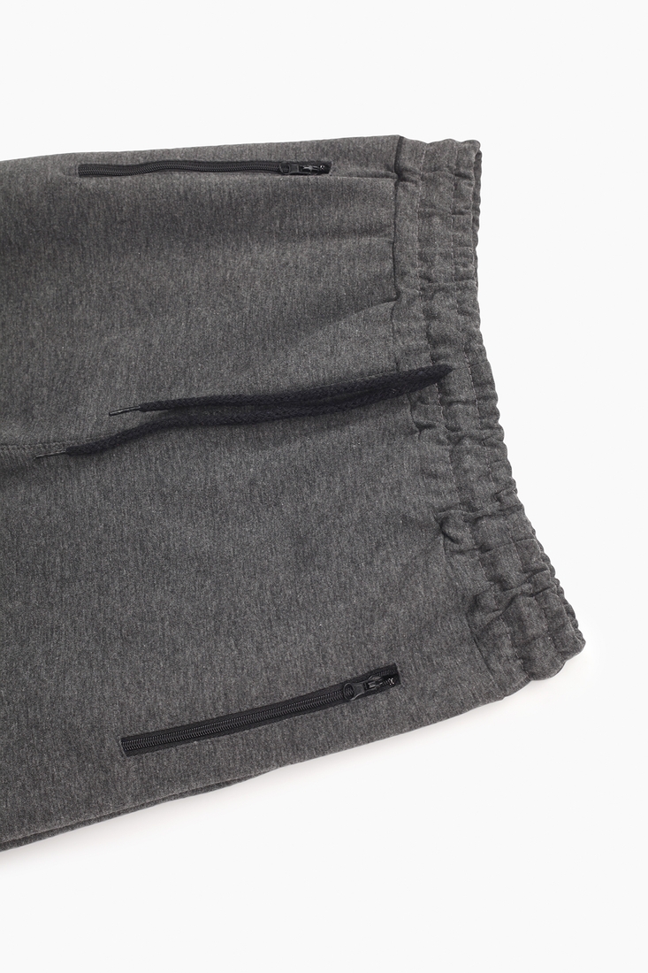 Фото Спортивные штаны для мальчика с принтом Pitiki 29430 158 см Темно-серый (2000989474517D)