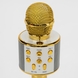 Караоке микрофон з світлом C48340 Золотий (2000990145956) Фото 2 з 3