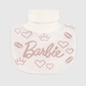 Манишка для девочки Talvi Барби 48-54 Молочный (200099020303021D) Фото 1 из 4