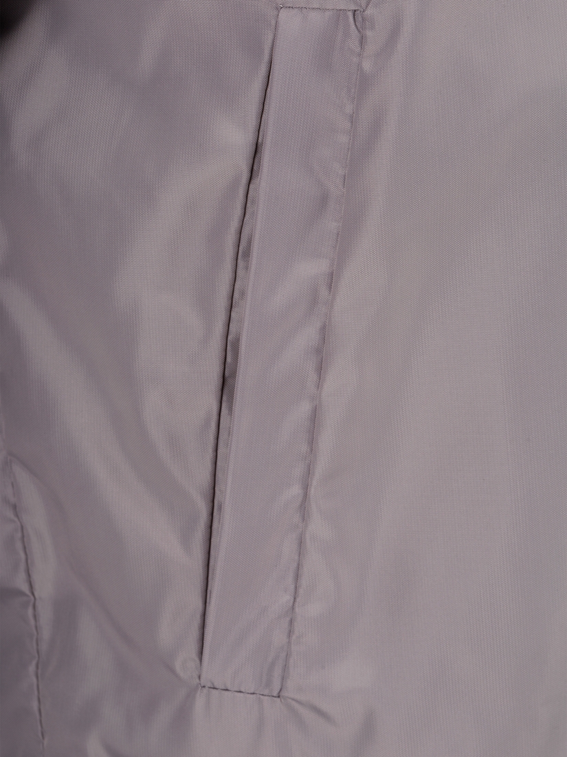 Фото Вітрівка однотонна з плащівки чоловіча 218 S Сірий (2000990540089D)