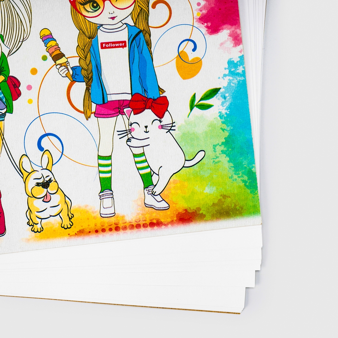 Фото Альбом для рисования А5/20 Девочка 20 листов Разноцветный (2000989900320)