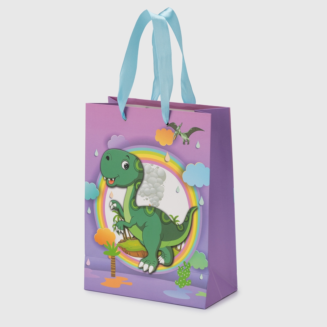 Фото Пакет подарочный "Динозавры" HL-593-3S Разноцветный (2000989915829)