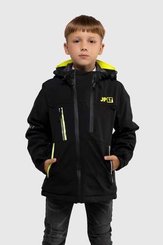 Фото Куртка для мальчика BM13 122 см Черный (200098988888826D)
