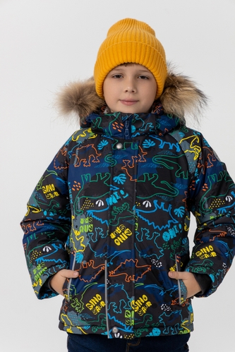 Фото Куртка зимова для хлопчика Snowgenius H33-041 116 см Темно-синій (2000989628576W)