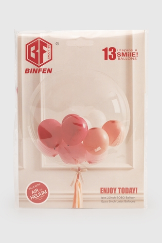 Фото Набір повітряних кульок BINFENQIQIU BF5719 Рожевий (2002014446162)