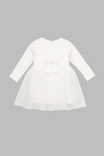 Фото Платье однотонное для девочки Baby Show 001 86 см Белый (2000990489654S)