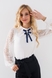 Блуза для дівчинки Vio Faloni 3248 164 см Білий (2000990495600D) Фото 1 з 12