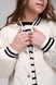 Куртка для дівчинки XZKAMI 5334 140 см Молочний (2000989344629D) Фото 3 з 10
