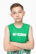 Майка с принтом для мальчика MAGO 3024 140 см Зеленый (2000989696001S) Фото 3 из 11