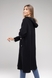 Пальто женское 1131 One Size Черный (2000989401735D) Фото 2 из 10
