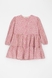 Платье с узором для девочки Tais №4 110 см Розовый (200098958585725D) Фото 1 из 4
