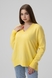 Пуловер однотонний жіночий Park karon 8008 One Size Жовтий (2000989928249D) Фото 1 з 12