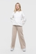 Спортивні штани однотонні для дівчики Atabey 10355.3 164 см Бежевий (2000990156648D) Фото 5 з 12